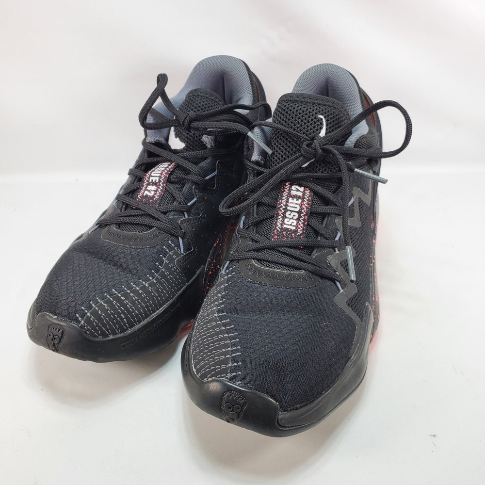 Adidas DON Issue 2 Basketball Shoes Unisex Kids 6 Black Red Venom FW8749 Spida